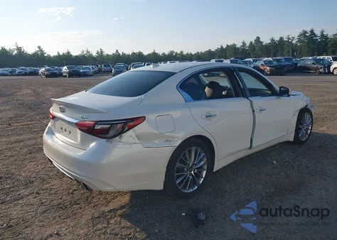 2018 Infiniti Q50 3.0T Luxe from USA, damaged, VIN JN1EV7AR0JM445557